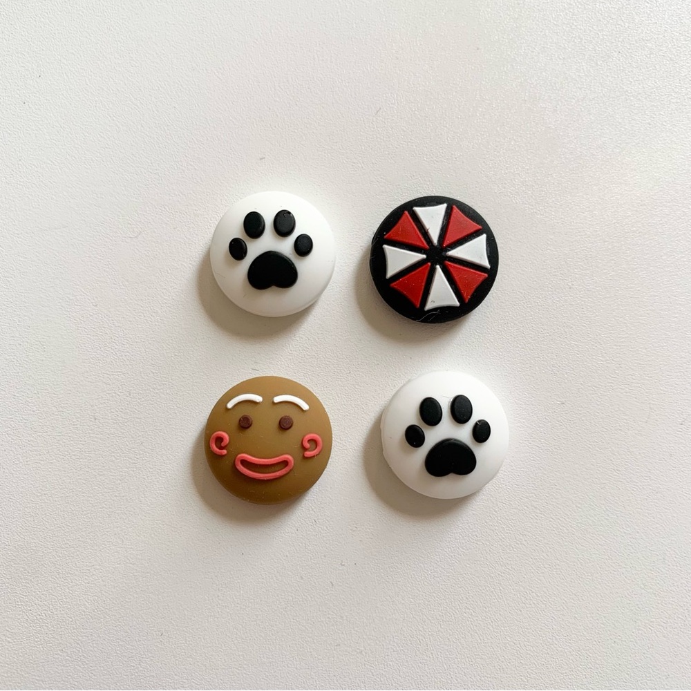 Nintendo Switch 4 Pcs Black Paws Gingerbread Resident Evil Umbrella